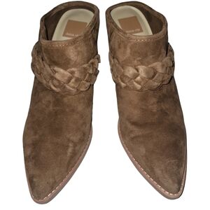 Dolce Vita Serla Mule Dark Brown SuedeMule Slip-On Heel Womens Size 8.5